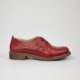 Дамски ниски обувки от естествена кожа в червено Обувки Жанет